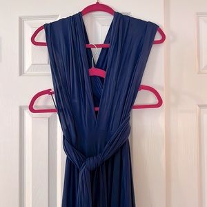 Lulus Convertible Dress Navy Blue